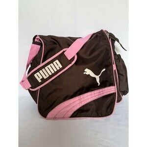 Puma Sport Diaper Bag Brown Pink Baby Changing Bag Large Travel Mommy Bag Multi